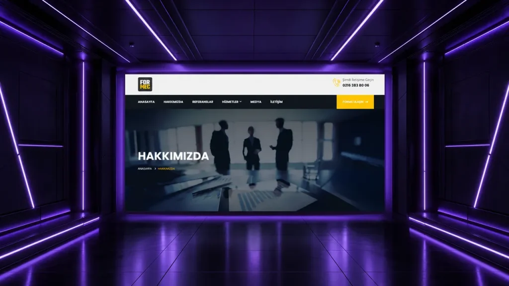 Formec web sitesi tasarımı