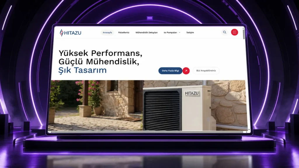 Hitazu web sitesi tasarımı